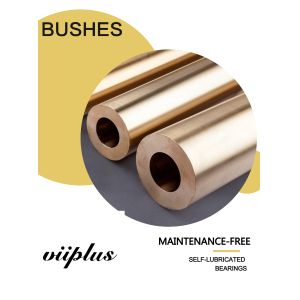 Cast Bronze Bushes Material Self Lubricating Bronze Bushings / Bearing Low -