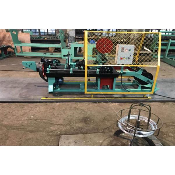 Full Automatic Fast Cyclone Barbed Wire Net Wire Fence Machine 76MM 102Mm Barbed Space