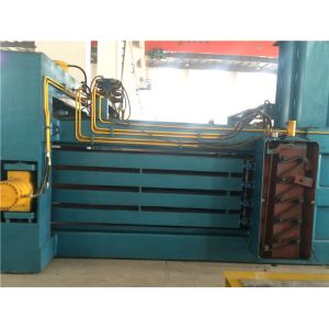 55 kW Horizontal Baling Machine / Plastic Baler Machine Inserted Valves