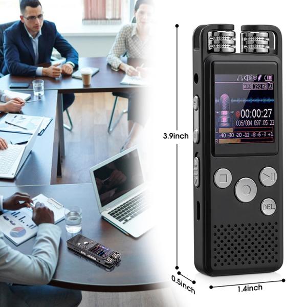 30Hours Long Distance Voice Recorder X169 16GB Professional HD Small Voice Recording