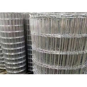 Cheap 100m Roll Galvanized Wire Mesh Hinge Joint Knotted Horse Fence For Cattle Farm Field Zinc Coating 40g Per Square Meter for sale