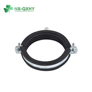 Steel Wheel Pipe Clamp with EPDM Rubber and 15-200mm 3/8"-8"inch Vertical