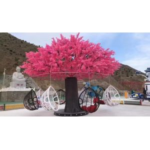 Cheap High Durability Interactive Blossom Tree Swing Playground Equipment for sale