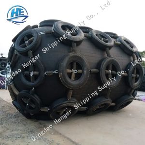 China 9m 50kPa Marine Inflatable Pneumatic Rubber Fender on sale