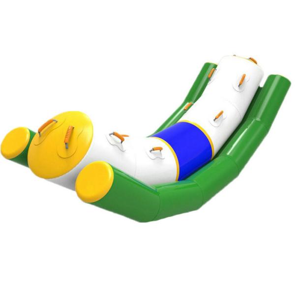 Attractive Inflatable Pool Seesaw 4m X 1.2m , Amusement Park Kids Water