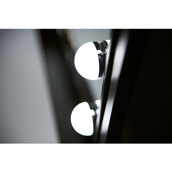 White 10 Bulbs Makeup Vanity Mirror , Hollywood Vanity Mirror With Led Lights