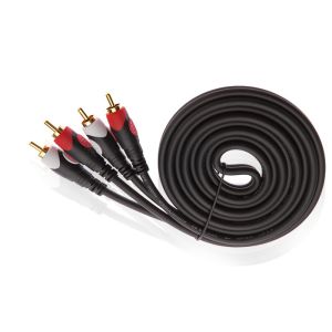 Multimedia Audio Video RCA Electric Wire Cable 5M With Gold Plated Connector