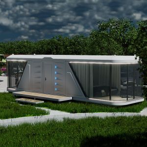Luxury 2 3 Bedroom And Living Room Modern Prefab Smart Tiny Space Capsule Mobile