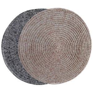 Create a Luxurious Dining Experience with Custom Color PVC Woven Placemats Set