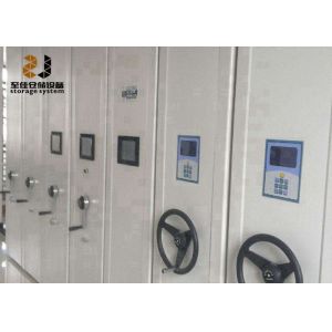 Safety lock High Density Mobile File Storage System , Compactus Filing System