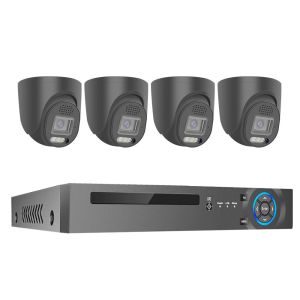 Cheap Customized Use 4 Channels indoor Face Detection H.265 4K 8MP Wired POE IP Network cctv home security camera system for sale