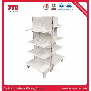 Modern Custom Single Sided Retail Metal Gondola Shelving 180kg/Layer