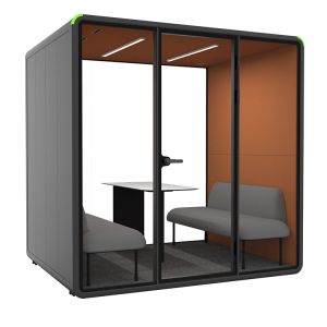 Soundproof Private Meeting Pods with STC30dB Acoustic Rating and 100-240V Power
