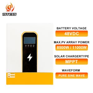 8.5KW 48V Single Phase Hybrid Solar Inverter with Dual MPPT and 120A Output