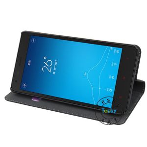 Leather flip Case with Card Slots Cash Compartment for hongmi 2