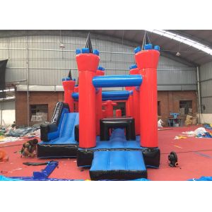 Fun Giant Inflatable Outdoor Games ，Bouncy Castle Obstacle Course