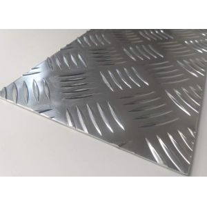 Embossed Aluminium Chequered Sheet , Aluminium Durbar Plate AA1060/ AA3003/