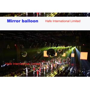 Custom 2m Giant Festival PVC Inflatable Mirror Balloon For Event Decoration In