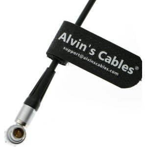 Alvin's Cables BMPCC 4K 6K Power Coiled Cable Weipu 2 Pin Female To Right Angle