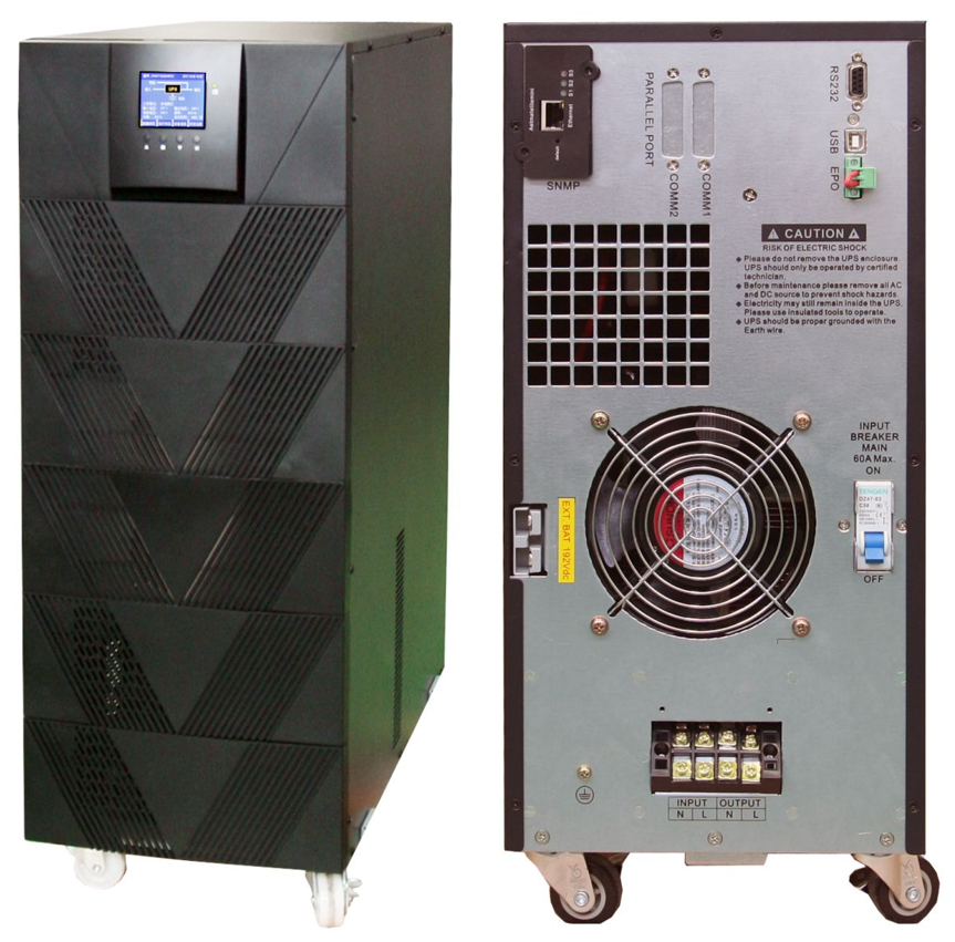 China Single Phase Industrial Online Tower Type UPS Uninterruptible Power Supply 1kva To 10kva on sale