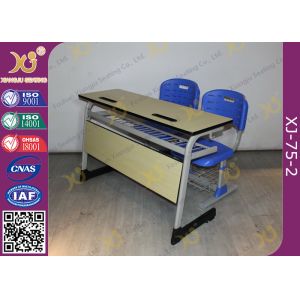 Double Seats Two Seaters Student Desk And Chair Set For Junior School