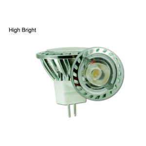 High Power 1W 5000 - 10000K AC / DC 12V SMD MR16 LED SpotLight Bulb For