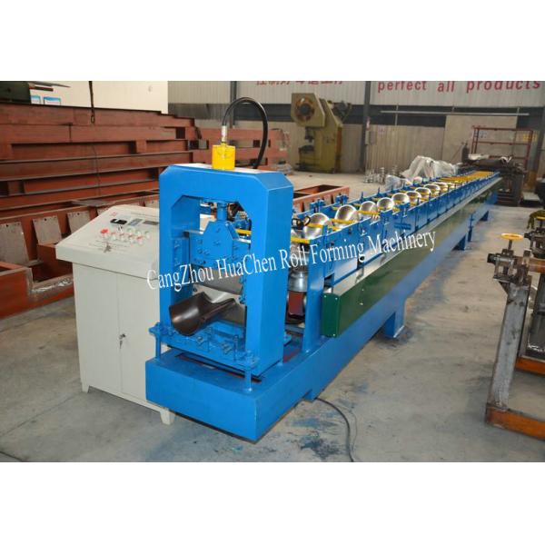 Quality Rain water System Gutter Roll Forming Machine Making Semi-circle Shape DX51 wholesale