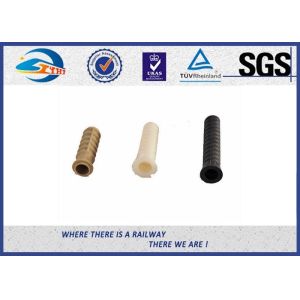 ISO Plastic Dowel for Railroad Fastenings With PA66 or HDPE