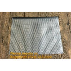 Pencil Case PVC Bag Zippered PVC Mesh Bag EVA Document File Bag,Water-Proof PVC