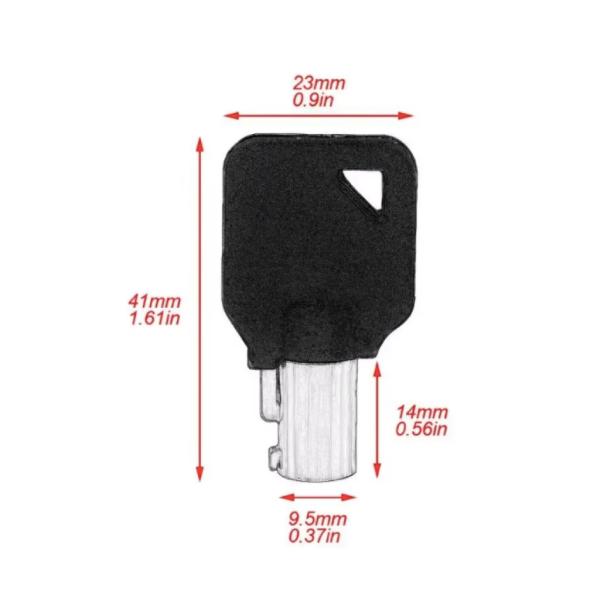 Motorcycle Key Shell for Harley Shell Black Blank Key for US H-arley Motorcycle