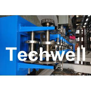 Quick Interchangeable CZ Purlin Roll Forming Machine with Pre - Cutting / Pre -