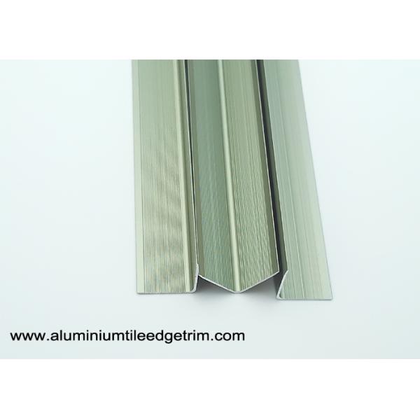 Good Anodized Champagne Aluminium Angle Trim 20mm x 20mm x 2.5m
