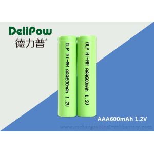 600mAh AAA NIMH Rechargeable Battery With Wide Temperature Range