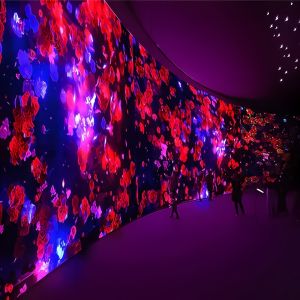 Holographic Interactive Wall Projector 3200 Lumen Immersive Wall For Decoration