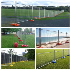 Outdoor Galvanized Australian Standards Temporary Fencing Panels Construction