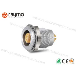 FFA Plug Half Moon Connector , Circular Push Pull Connectors 00 0S 1S 2S Series