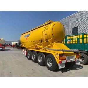 China Van-type 45cbm Cement Tanker Trailer Heavy Loads Durable Not Self-dumping on sale