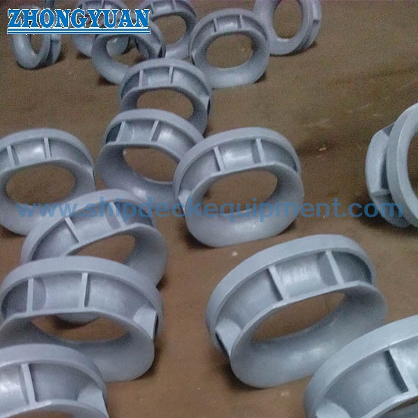NS 2587 Type A Bulwark Mounted Steel Plate Fabricated Welded Chock Ship Mooring Equipment