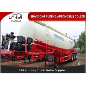 Customized Tri-Axles V shaped Bulk cement tanker trailers for transporting Bulk