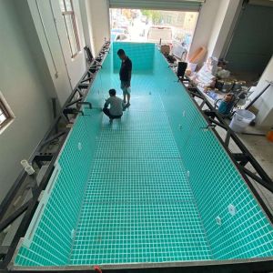 Transparent Custom Glass Wall Prefab Swimming Pool for Backyard Modular Pool