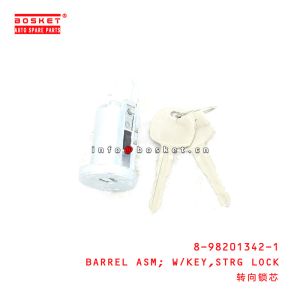 8-98201342-1 Steering Lock With Key Barrel Assembly suitable for ISUZU