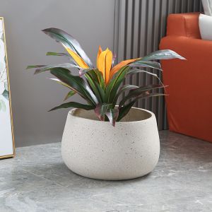 Stunning Garden With Our Durable Fiber Clay Planters D440*390MM