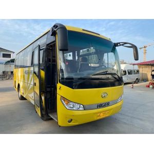 Used City Bus Yuchai Engine 4 Cylinders 31 Seats Sliding Window External