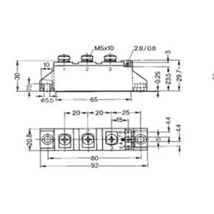 Cheap MCC44-14IO8B Thyristor Modules Thyristor/Diode Modules IXYS igbt power module for sale