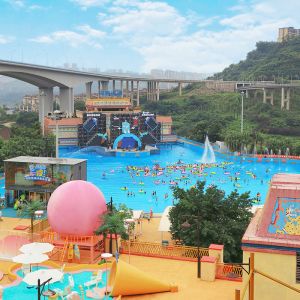Large Customized Wave Pool for Commercial Water Amusement Parks with Capacity for ＞10 Passengers and ＞500kg Load