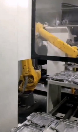 High Precision Automatic Deburring Robot Low Maintenance Industrial Deburring