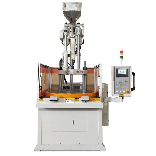 High Efficiency Auto Parts Making Machine 55Ton Vertical Rotary Injection Molding Machine