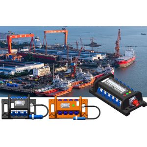 8 Channel Power Distro Boxes Manual Switch 6080w Convenient Power Socket Box