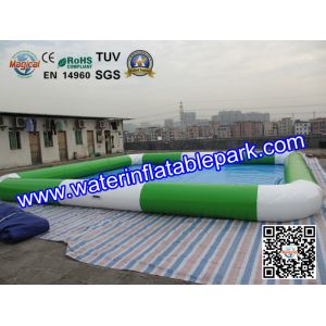 Amusement Park Square Inflatable Water Pool Facilities 7m x 7m