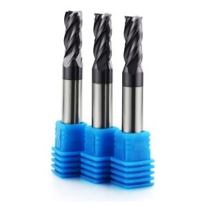 PM - 4EL - G Series NaNo TiAIN Solid Carbide End Mills , Extra Long Carbide End